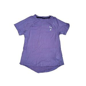 Puma Womens Purple Activewear Shirt XS Coolcell Lightweight & Breathable